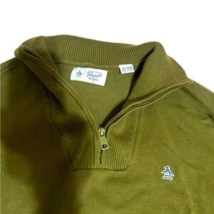 Green penguin men’s sweater size XXL